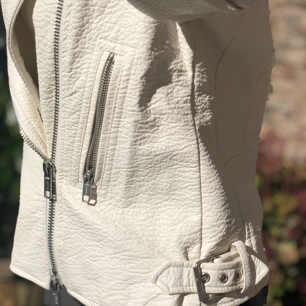White Biker Jacket - image 3